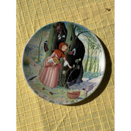 Assiette Décorative Le Petit Chaperon Rouge