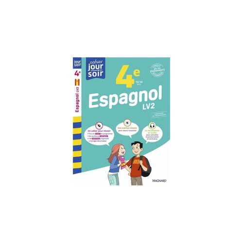 Espagnol 4e Lv2 Cahier Jour Soir
