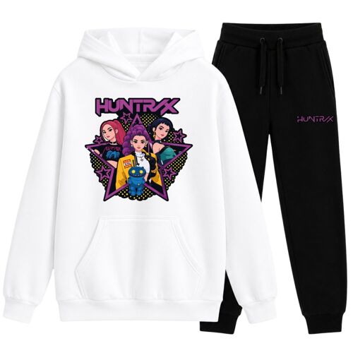 Jogging Enfant Fille Inspiré K-Pop Huntrix - Sweat À Capuche Et Pantalon (Npz)