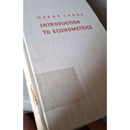 Oskar Lange Econometrics