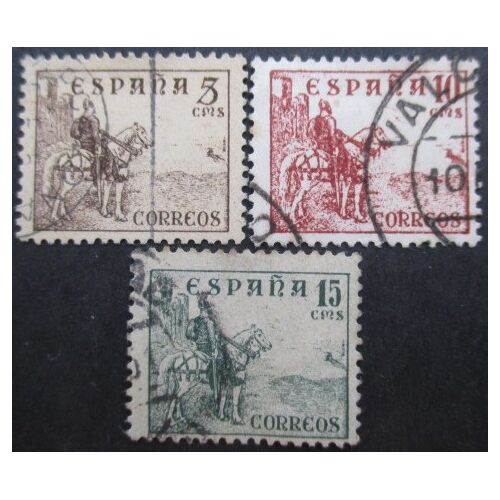 Espagne Série N°785 Au 787 Oblitérés