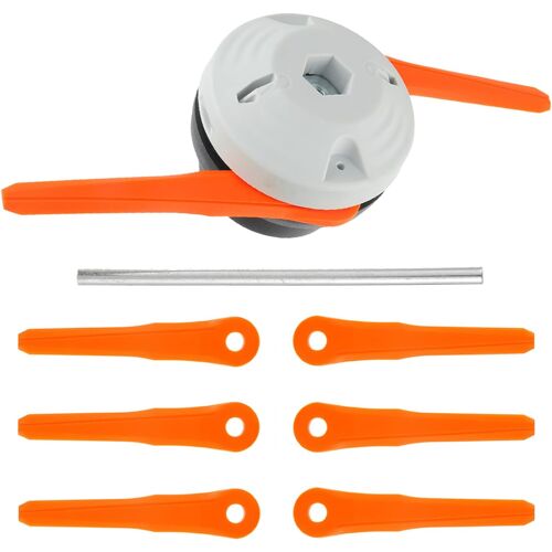 Polycut 6-2 Tête pour STIHL FSA60R FSA86R FS40 FS50 Débroussailleuse, Tete Faucheuse FSA 60 R Coupe Bordure FS 38 Tête Debroussailleuse Accessoires, Tête de fauche 4006-710-2137 avec 6 Lames