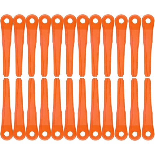 Lot de 24 lames de rechange pour Stihl Polycut 6-2, 6-3, 7-3, 28-2, 48-2 Coupe Bordure, couteaux en plastique 40020071000
