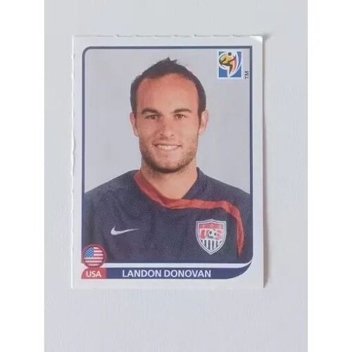 Autocollant Sticker Panini World Cup Fifa South Afrika 2010 Américain Landon Donovan No 218