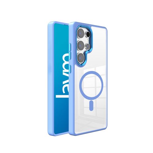 Jaym - Coque Bumper - Compatible Magsafe pour [ Galaxy S26 ] - Bleu