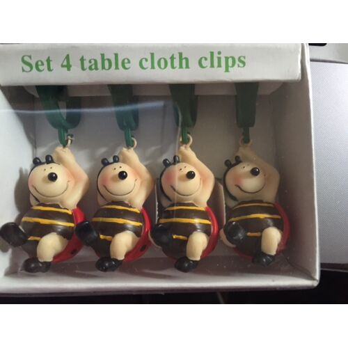 4 Attaches Nappes Clips