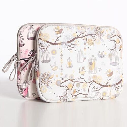 Sacoche Ordinateur Portable 12 Pouces Cuir Imperméable Anti-Choc Haute Qualité Gris YONIS