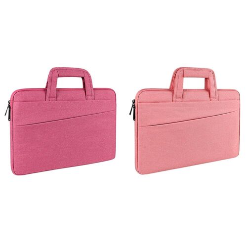 Sacoche Ordinateur Portable 15.6 Pouces Imperméable Multi-Compartiments Rose YONIS