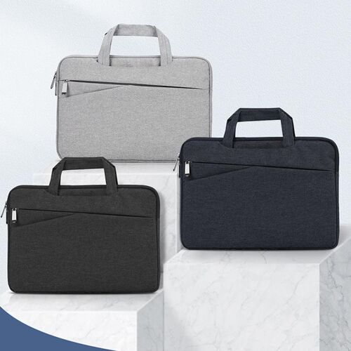Sacoche Ordinateur Portable Grande Capacité Étanche Anti-Rayures 11/12 Pouces Gris YONIS