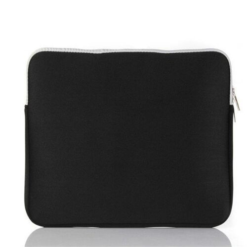 Sacoche Ordinateur Portable 14 Pouces Multi-Poches Vert Menthe Matériau Plongée Bleu YONIS