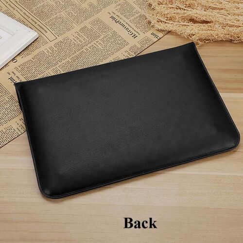 Sacoche Ordinateur Portable Tressée En Cuir PU Doré Protection Antichoc 11 Pouces Argent YONIS