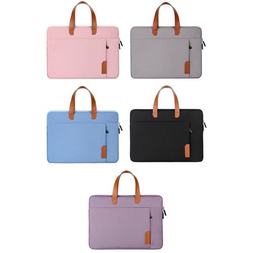 Sacoche Ordinateur Portable Imperméable Résistante Avec Doublure Velours 15 Pouces Noir YONIS