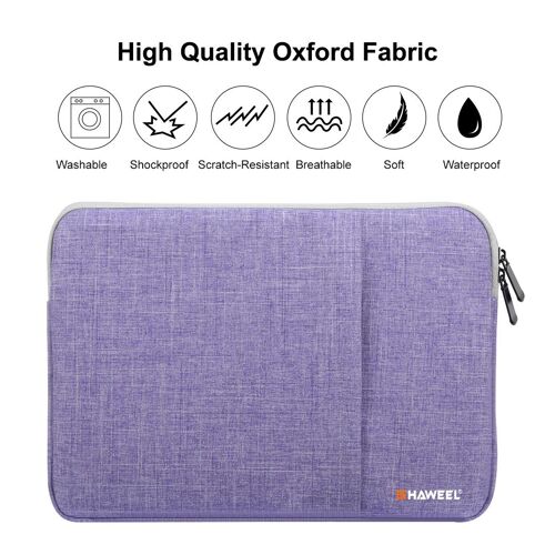 Sacoche Ordinateur Portable 15 Pouces Étanche Protection Optimal Design Léger Violet YONIS