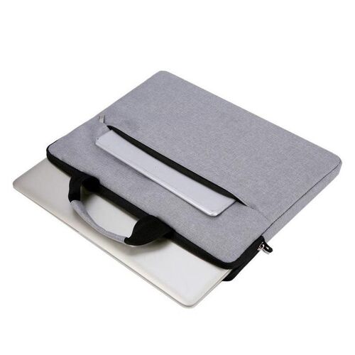 Sacoche Ordinateur Portable Étanche Résistante 14 Pouces Homme Femme Business Marron YONIS