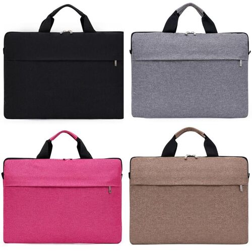 Sacoche Ordinateur Portable 15 Pouces Imperméable Résistante Pour Affaires Rose YONIS