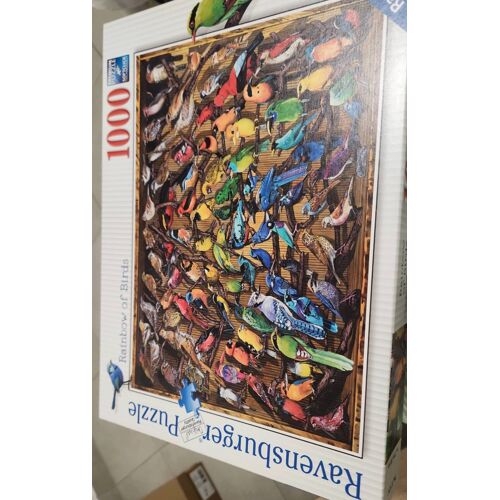 Puzzle 1000 pieces rainbow of birds
