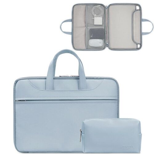 Sacoche Pour Ordinateur Portable 15 à 16 Pouces Ouverture 180° Imperméable Bleu YONIS