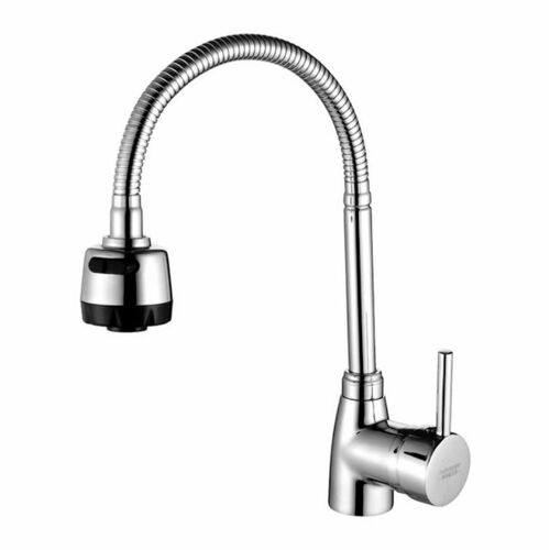 Robinet De Lavabo Antiéclaboussures Rotatif à 360° En Cuivre YONIS