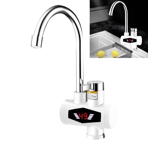 Robinet Électrique Chauffe Eau Instantané 3000W Affichage de Température YONIS