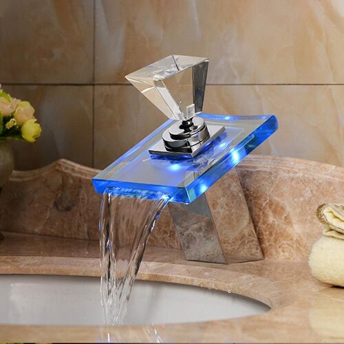 Robinet Cascade LED à Couleur Changeante Selon la Température YONIS