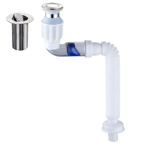 Tuyau D'Évacuation Pour Lavabo Anti-Odeurs En Inox À Rotation 360° YONIS