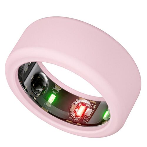 Coque De Protection En Silicone Pour Bague Connectée Taille S 5-10 Transparente Rose YONIS