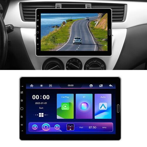 Autoradio MP5 1 DIN Écran Tactile HD 10.1 Pouces CarPlay Bluetooth 5.2 YONIS