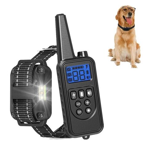 Collier Anti Aboiement Pour Chien Étanche Batterie 300 Mah Réglable 25 À 75 Cm Yonis