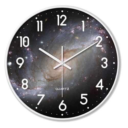 Horloge Murale 30 cm à Quartz Silencieuse Avec Crochet Sans Perçage YONIS