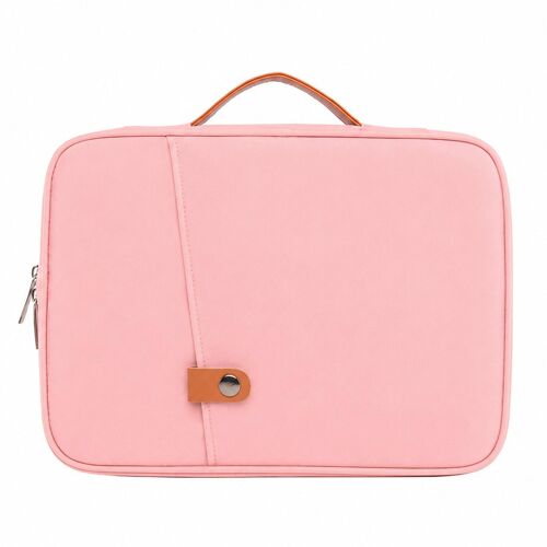 Housse de Transport pour Tablette Ouverture à 180° Poche Avant Beige Rose YONIS