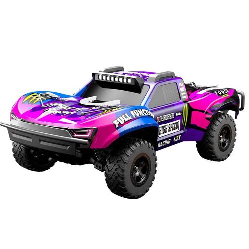 Voiture Télécommandée Tout Terrain 1:10 4x4 Jusqu'à 85 km/h Batterie 11,1 V Violet YONIS