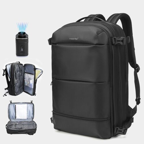 Sac À Dos Ordinateur 17 Pouces À Compression Sous Vide 27 À 37 L YONIS