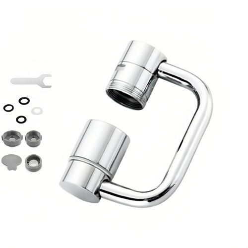 Aérateur de Robinet Extensible Rotatif à 1080° Double Jet Antiéclaboussures YONIS