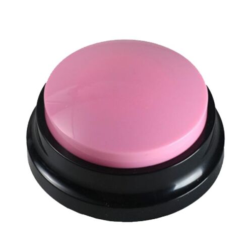 Bouton De Communication Pour Chien Enregistrement Vocal Personnalisable 30 S Rose Yonis
