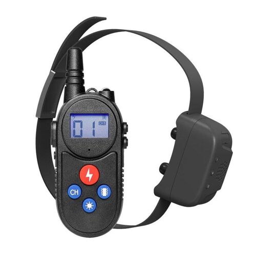 Collier De Dressage Canin Rechargeable Étanche À Télécommande 4 Modes Noir Yonis