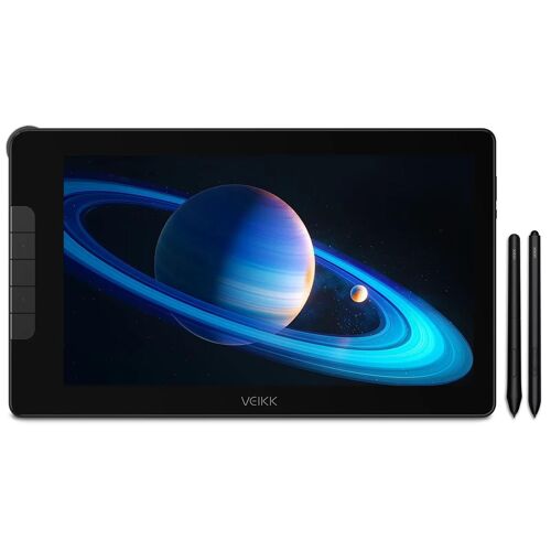 Tablette Graphique avec Écran 15,6 Pouces IPS Full HD 16384 Niveaux et Molette Noir YONIS
