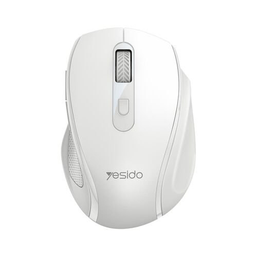 Souris Sans Fil 2,4 GHz Silencieuse 6 Boutons DPI Réglable Blanc YONIS