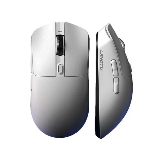 Souris de Jeu Légère 72 g 3 Modes 12000 DPI Pour Mains Moyennes à Grandes Blanc YONIS