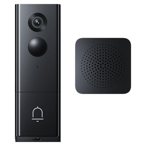 Sonnette Vidéo Sans Fil 3 MP Double Caméra Vision Nocturne Autonomie 120 Jours YONIS