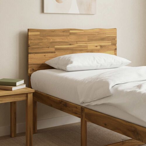 vidaXL Tête de lit en bois brut ROSTOCK Blanc 75 cm