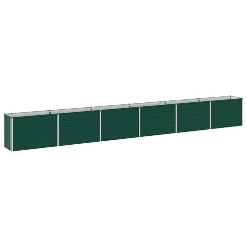 vidaXL Jardin surélevé Vert 480 x 40 x 55 cm acier laminé à froid