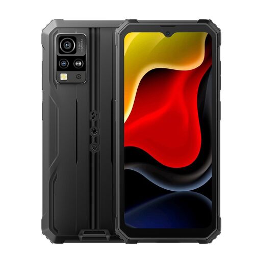 Smartphone Tout-Terrain 4G 6.56 Pouces Android 15 IP68 Étanche 5100mAh NFC Noir YONIS