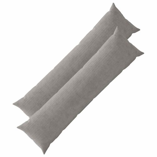 Vidaxl Housse De Coussin 2 Pcs Heerlen Gris Clair 40 X 145 Cm