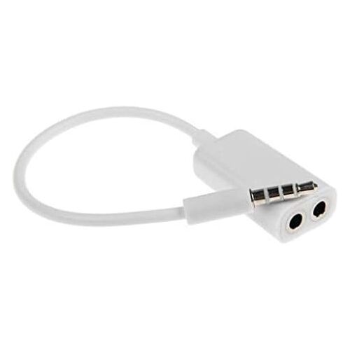 Adaptateur en Y séparateur/doubleur jack audio 3,5 mm