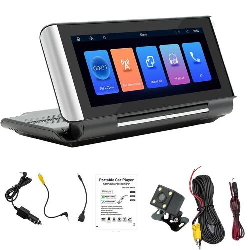 Lecteur MP5 Automobile Portable Écran Pliable 6,86 Pouces CarPlay Sans Fil YONIS