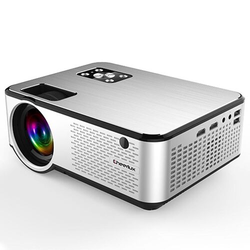 Vidéoprojecteur HD 720p LED 5000 lm Projection De 50 à 300 Pouces HDMI USB Noir YONIS