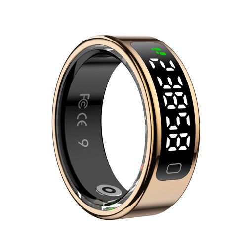 Bague Connectée Taille 13 Suivi Cardiaque Oxygène Sanguin et Sommeil Rose YONIS