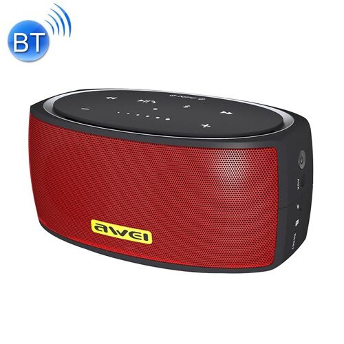 Enceinte Bluetooth Portable Basses Renforcées Autonomie 8 h NFC 2000 mAh Rouge YONIS
