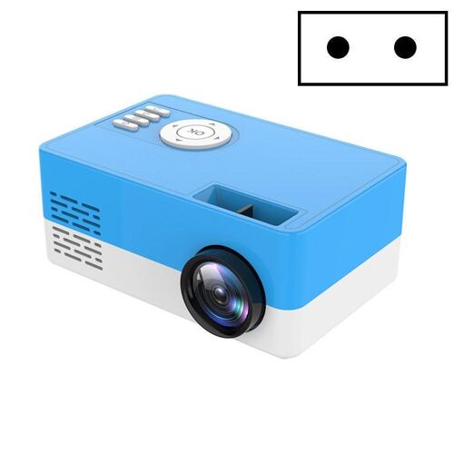 Mini Projecteur LED Portable Compatible 1080P USB TF AV Haut-Parleur Intégré Blanc YONIS
