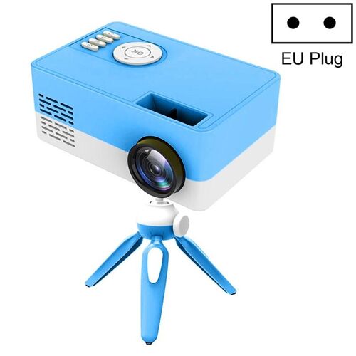 Vidéoprojecteur Mini LED Portable Compatible 1080P HDMI USB Haut Parleur Intégré Blanc YONIS